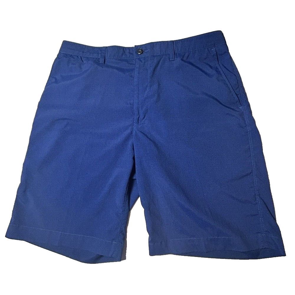 PGA Tour Men's 34 Shorts Golf Blue W/Pattern Stretch Athletic Pocket,  Polyester